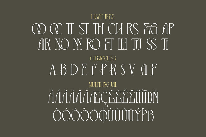 THE CRONICLE Typeface - So Fontsy
