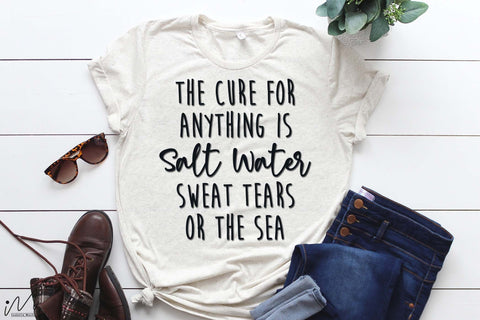 The cure for anything is salt water svg, Summer svg, Summer t shirt svg, Vacation Svg, Ocean Svg Svg, Beach Svg, Beach t shirt svg, Summer mug svg, Beach time svg, Summer vibes svg, Hello summer svg, Lake time SVG Isabella Machell 