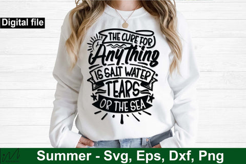 The cure for anything is salt water svg,Summer svg, Summer t shirt svg, Vacation Svg, Ocean Svg Svg, Beach Svg, Beach t shirt svg, Summer mug svg, Beach time svg, Summer vibes svg, Hello summer svg, Lake time SVG Isabella Machell 