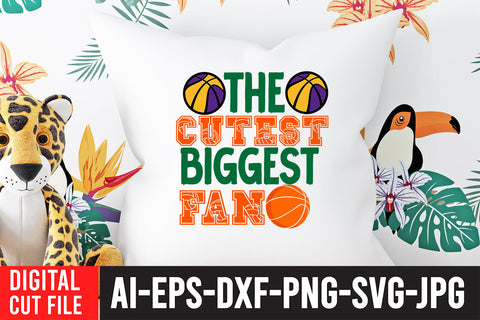 The Cutest Biggest Fan SVG Cut File SVG BlackCatsMedia 