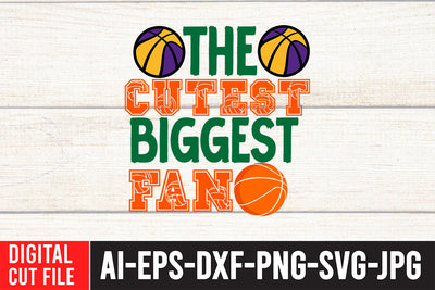The Cutest Biggest Fan SVG Cut File SVG BlackCatsMedia 