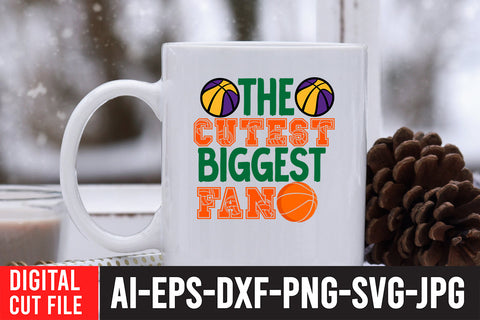 The Cutest Biggest Fan SVG Cut File SVG BlackCatsMedia 