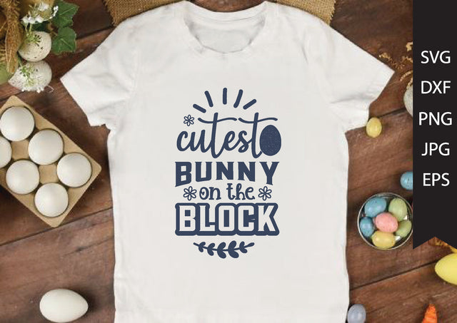 the cutest bunny on the block SVG md faruk hossain 