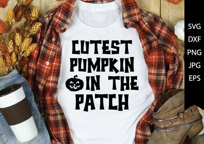 the cutest pumpkin in the patch SVG Cut File SVG md faruk hossain 