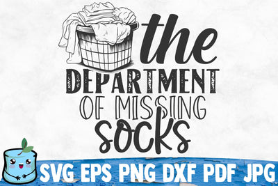 The Department Of Missing Socks SVG MintyMarshmallows 