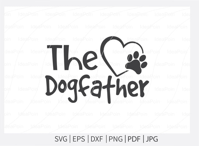 The Dogfather svg, Dogs SVG, Dog Bandana SVG, Dog Life svg, Dog Bandana Designs, Dog Mom, Dog png, Dog jpg, Dog dxf SVG Dinvect 