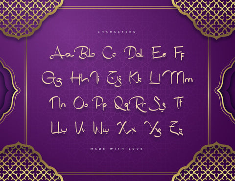 The Eid Display Font Font inferno.studio3 
