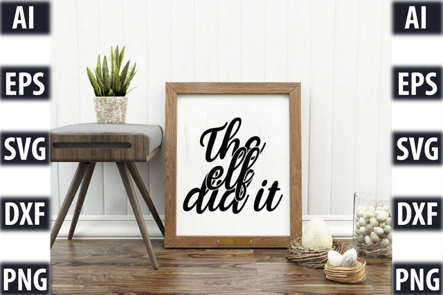 The elf did it SVG SVGista 