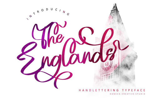 The Englands Font Hans Co 