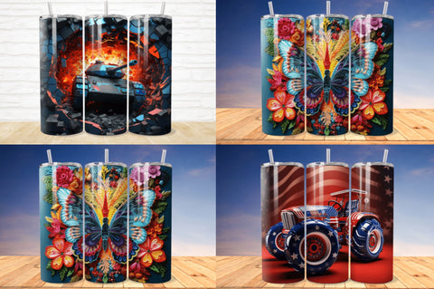 The Essential 3D Tumbler Wrap Big Bundle Sublimation Regulrcrative 