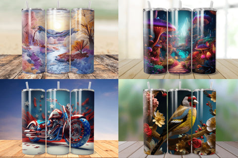 The Essential 3D Tumbler Wrap Big Bundle Sublimation Regulrcrative 