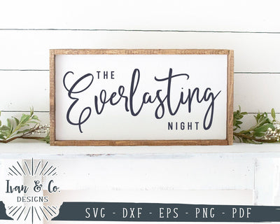 The Everlasting Night SVG Files | Christmas SVG | Christian SVG | Cricut | Silhouette | Commercial Use | Cut Files (1050946527) SVG Ivan & Co. Designs 
