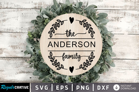 The family SVG Design SVG Regulrcrative 
