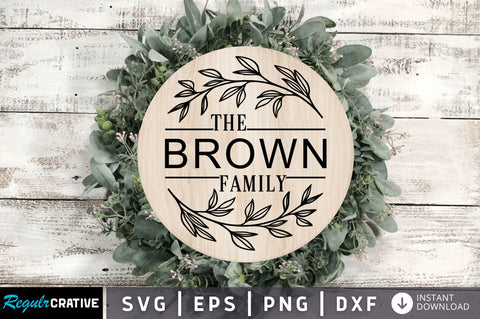 The family SVG Design SVG Regulrcrative 
