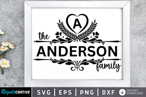 The family SVG SVG Regulrcrative 