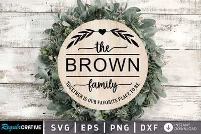 The family together SVG Design SVG Regulrcrative 