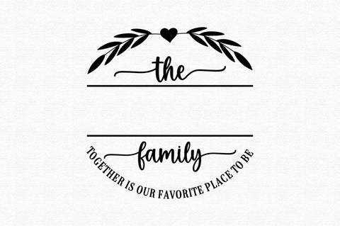 The family together SVG Design SVG Regulrcrative 