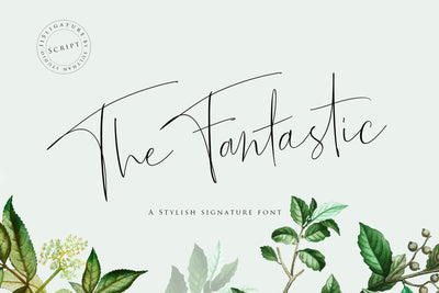 The Fantastic Signature Font Sulthan studio 