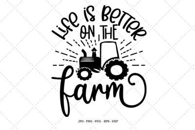The Farm, Country Tshirt, Farming, Farm Living, Farm Sign, Farm Decor, Instant Download, Farmhouse Kitchen SVG SVG Digital Designer 