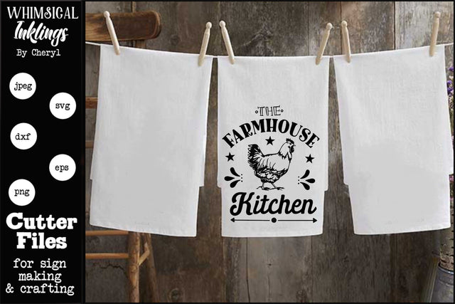 The Farmhouse Kitchen 2 SVG SVG Whimsical Inklings 
