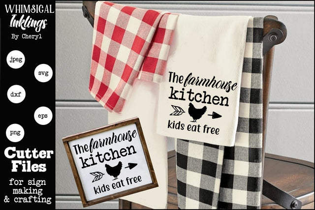 The Farmhouse Kitchen SVG SVG Whimsical Inklings 