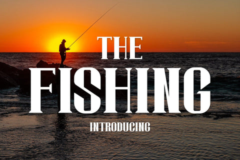 The Fishing Font Font Fox7 By Rattana 