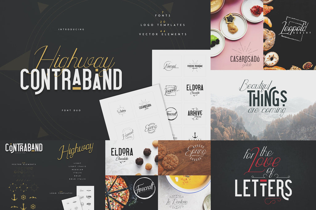 The Font Duo Collection | 8in1 - So Fontsy