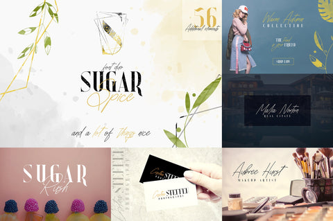 The Font Duo Collection | 8in1 Font VPcreativeshop 