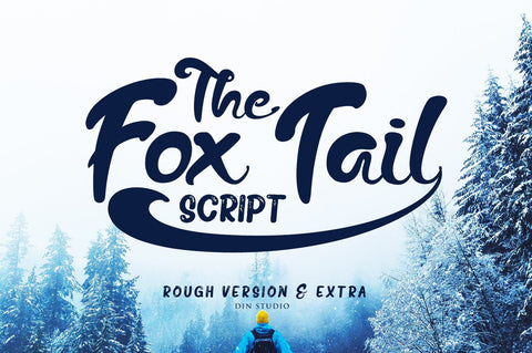The Fox Tail Script Font Din Studio 