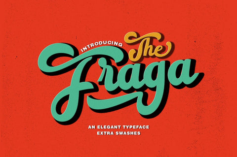 The Fraga Script Font Poen1983 