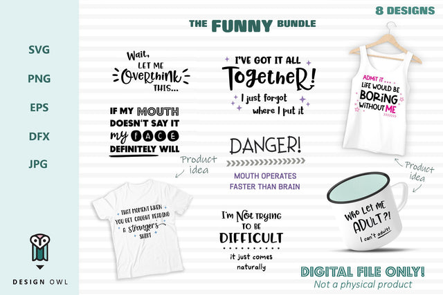 The Funny Bundle SVG Design Owl