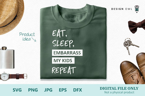 The Funny Dad Bundle SVG Design Owl 