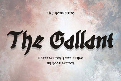 The Gallant Font Prasetya Letter 