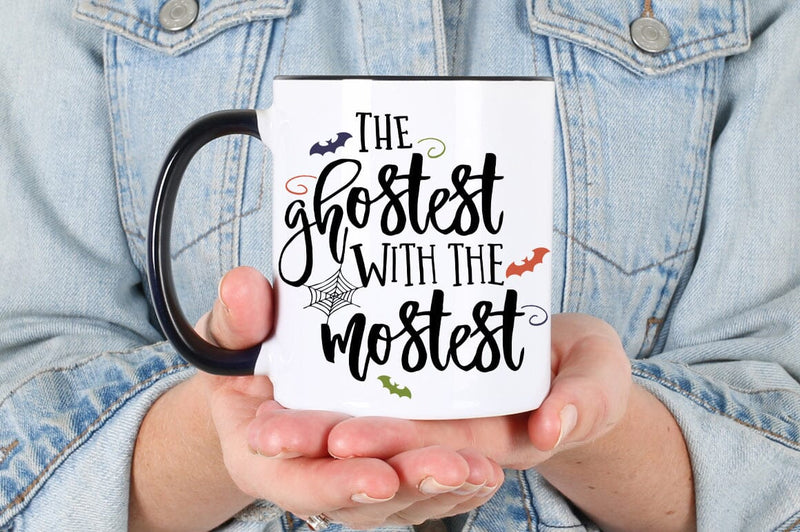 The Ghostest With The Mostest Halloween SVG - So Fontsy