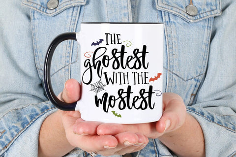 The Ghostest With The Mostest Halloween SVG SVG Pickled Thistle Creative 