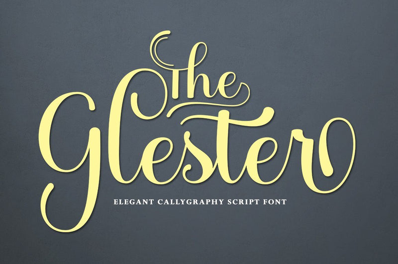The Glester Font Nurul Kamal 