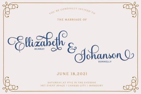 The Glisten Script Font Zane Studio55 