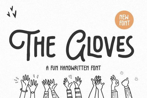 The Gloves Font Aestherica Studio 