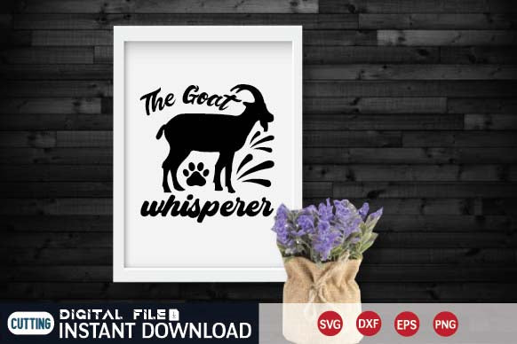 the goat whisperer SVG designer krishna 