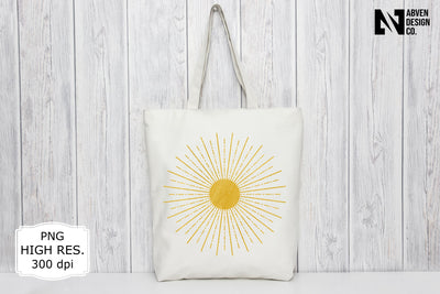 The Golden Sun PNG Sublimation Sublimation Abven Graphics 