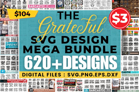 The Grateful SVG Mega Bundle SVG Regulrcrative 