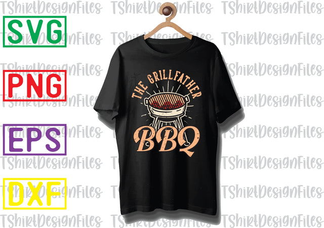 The GrillFather BBQ Svg, Barbecue Quotes Svg, BBQ Svg, Grill Svg, BBQ Timer Svg, Grill Master Svg, Png, Eps, Dxf Files SVG DesignTShirt 