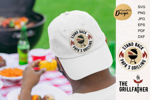 The Grillfather | Two BBQ Svg| Funny Grilling Svg Saying SVG Klava P 