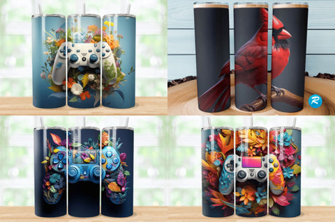 The Growth 3D Tumbler Wrap PNG Huge Bundle Sublimation Regulrcrative 