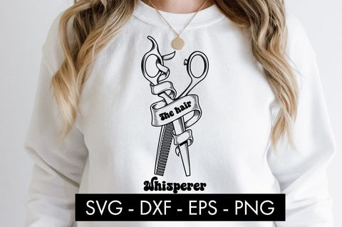 The Hair Whisperer SVG Cut File PNG SVG Freeling Design House 