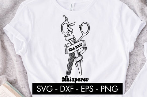 The Hair Whisperer SVG Cut File PNG SVG Freeling Design House 