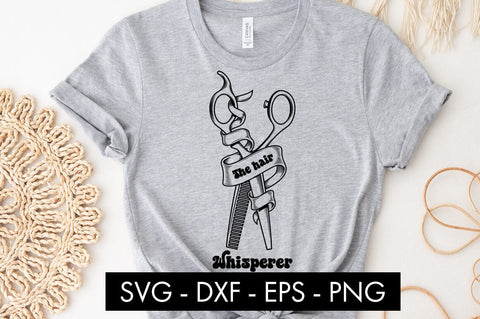 The Hair Whisperer SVG Cut File PNG SVG Freeling Design House 