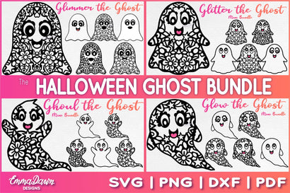 The Halloween Ghost SVG Bundle SVG Emma Dawn Designs 