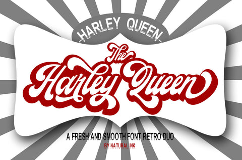 The harley Queen Font Studio Natural Ink 
