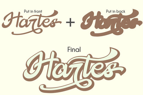 The Hartes Font Fallen Graphic Studio 